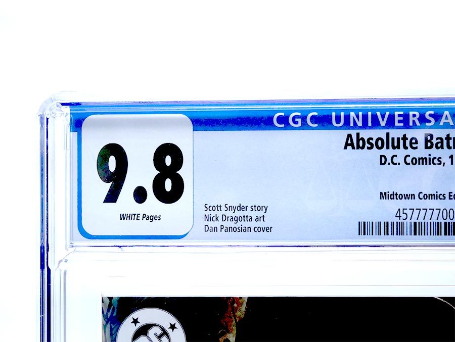 Absolute Batman #1 Cover Z-N Midtown Exclusive Dan Panosian Connecting Variant Cover (DC All In) CGC 9.8