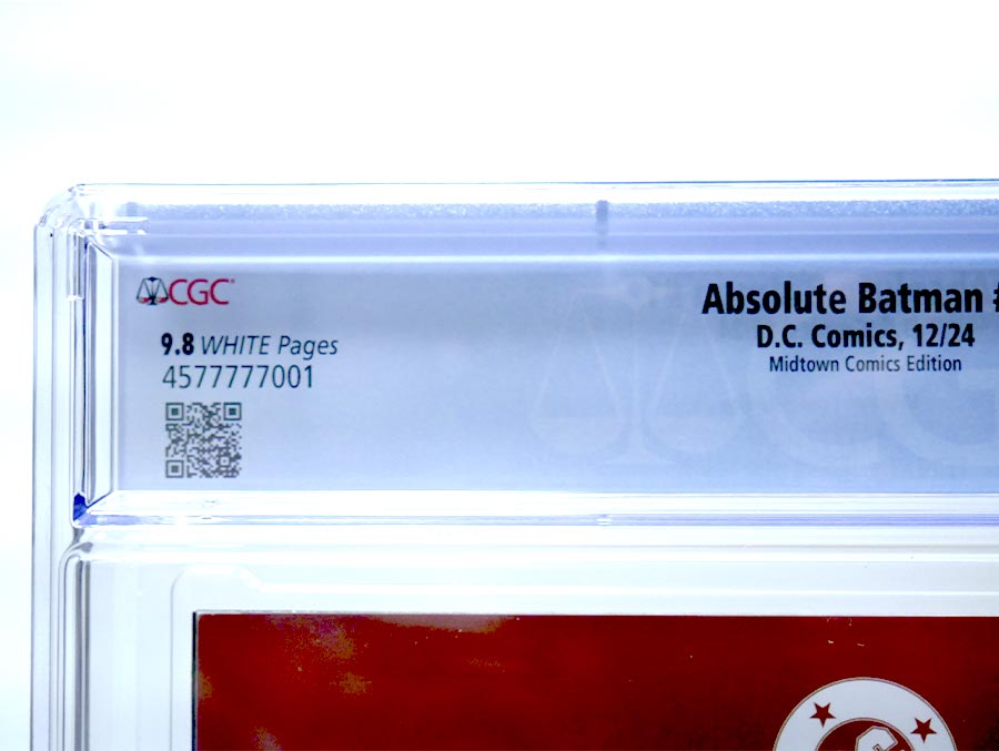 Absolute Batman #1 Cover Z-N Midtown Exclusive Dan Panosian Connecting Variant Cover (DC All In) CGC 9.8