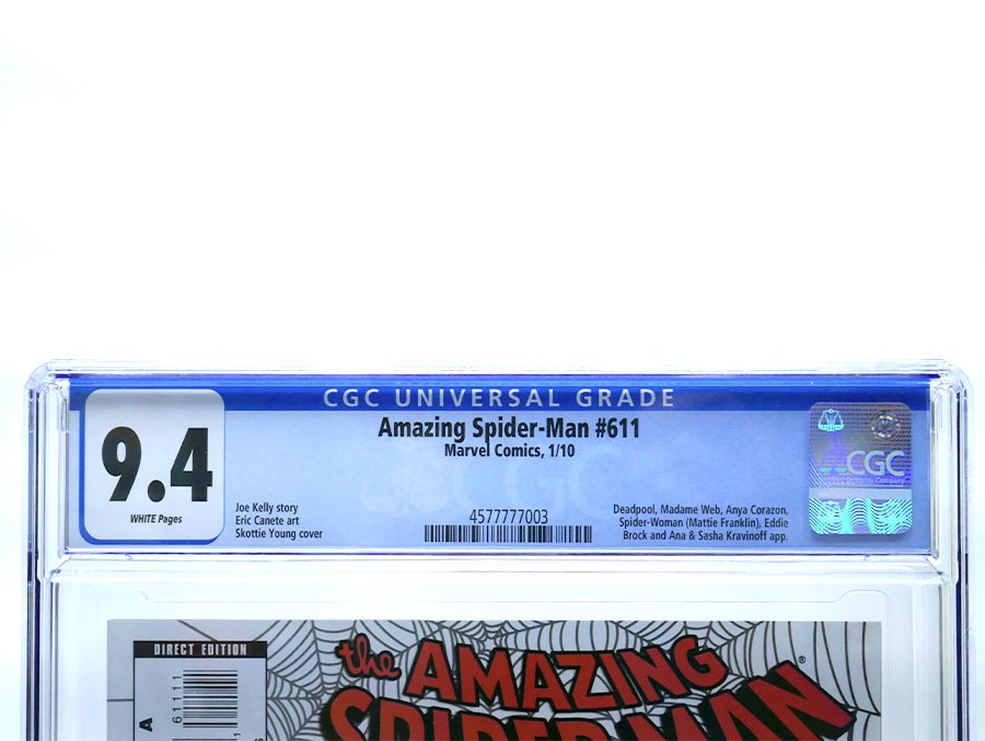 Amazing Spider-Man Vol 2 #611 Cover C 1st Ptg CGC 9.4