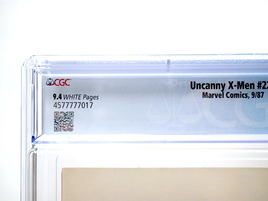 Uncanny X-Men #221 Cover E 1st Ptg CGC 9.4