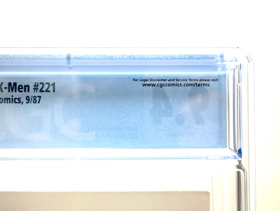 Uncanny X-Men #221 Cover E 1st Ptg CGC 9.4