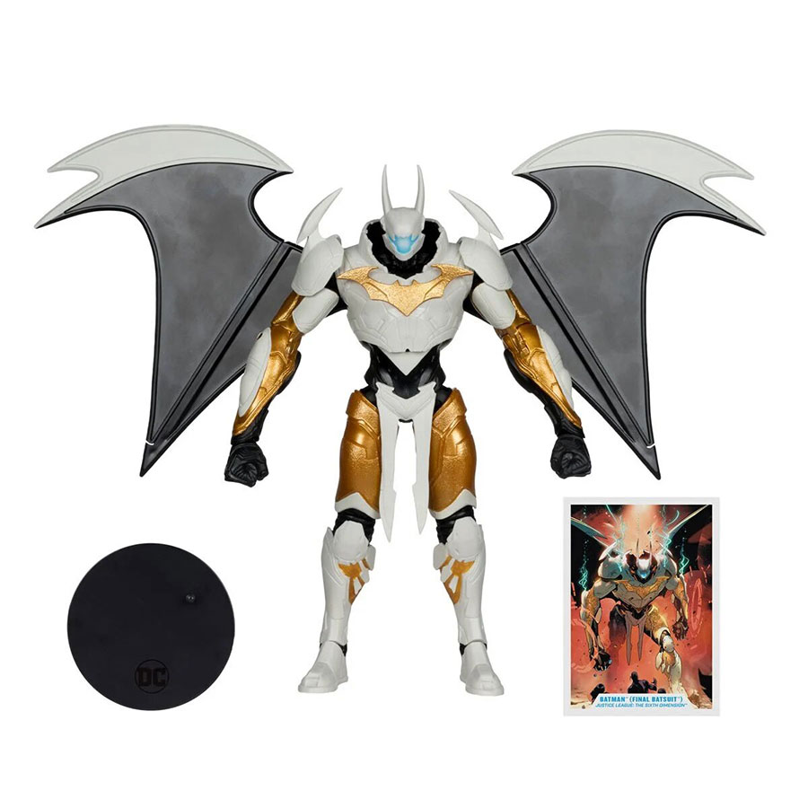 DC Multiverse Megafig Wave 10 Batman Final Batsuit Justice League The Sixth Dimension Action Figure