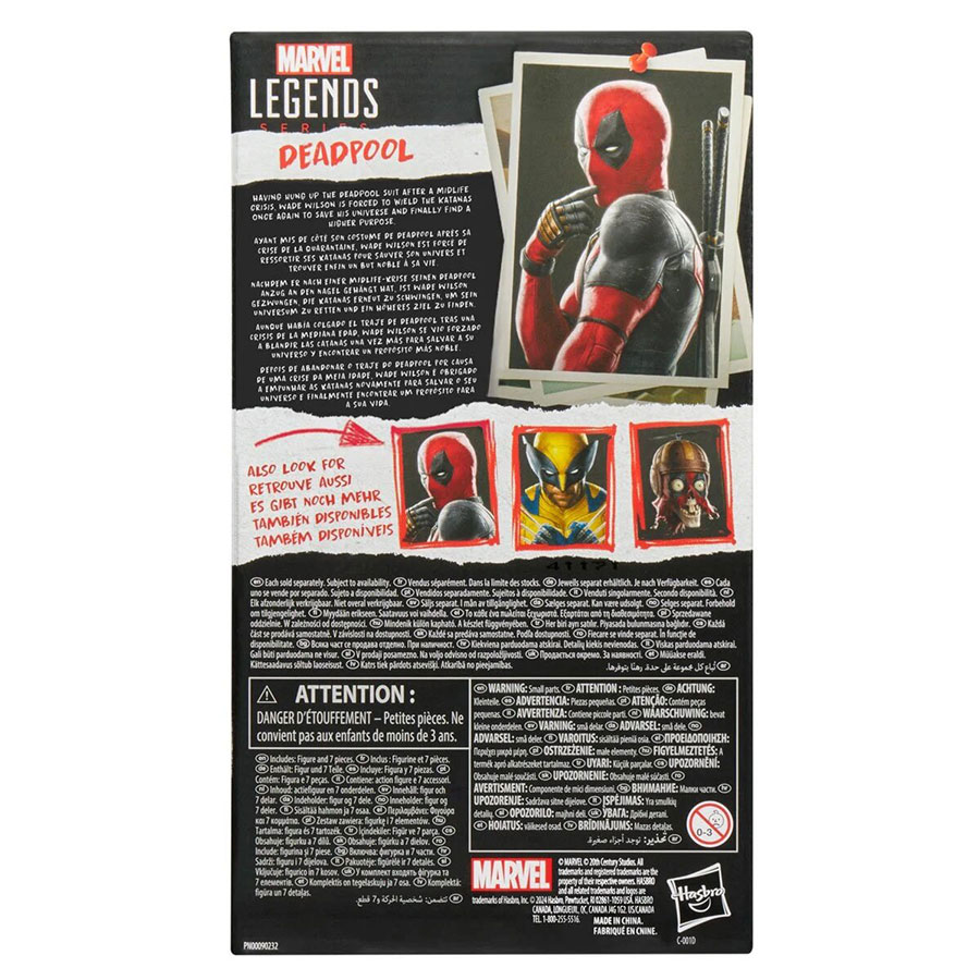 Marvel Legends Deadpool & Wolverine Deadpool 6-Inch Action Figure