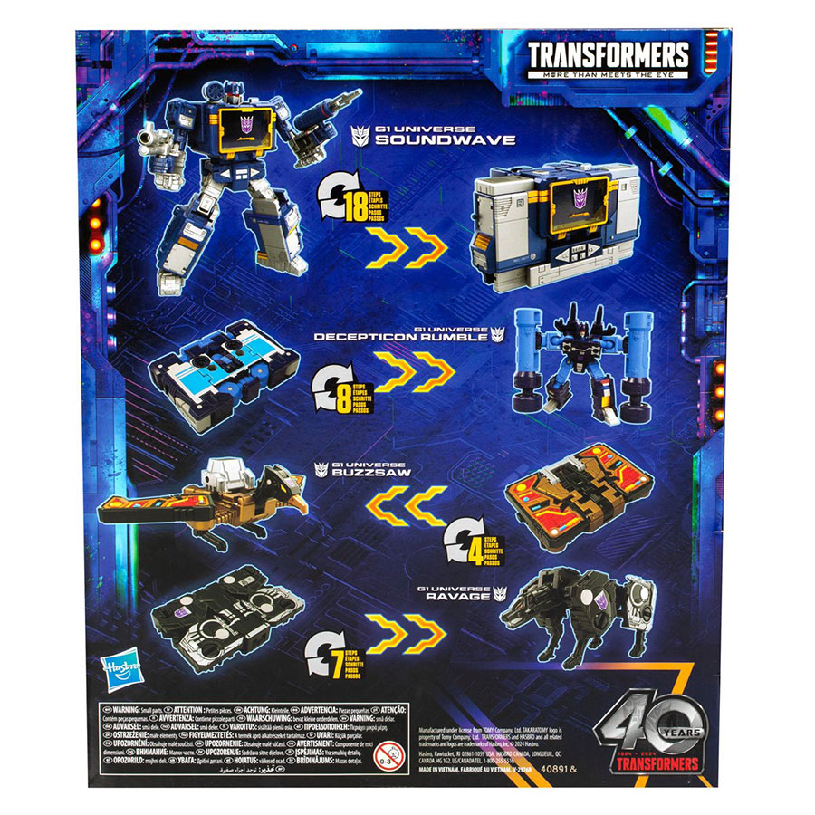 Transformers Generations Legacy United Leader G1 Soundwave Action Figure