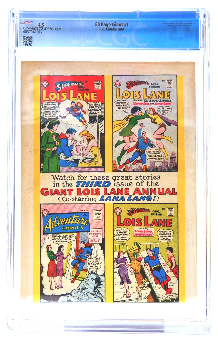 80-Page Giant #1 Cover B CGC 4.5