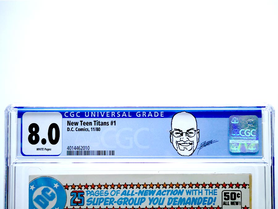 New Teen Titans #1 Cover E CGC 8.0 1st Ptg