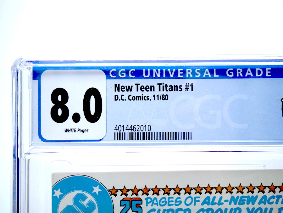 New Teen Titans #1 Cover E CGC 8.0 1st Ptg
