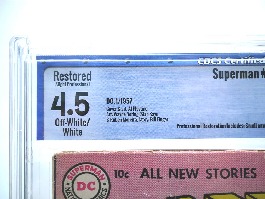 Superman #110 Cover B CBCS Restored 4.5