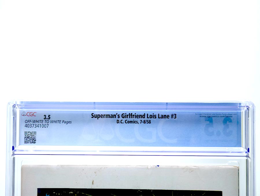 Supermans Girlfriend Lois Lane #3 Cover B CGC 3.5