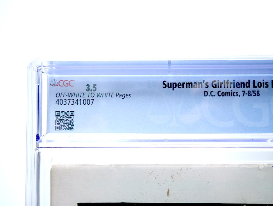 Supermans Girlfriend Lois Lane #3 Cover B CGC 3.5