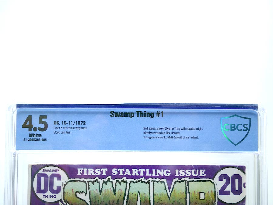 Swamp Thing Vol 1 #1 Cover B CBCS 4.5