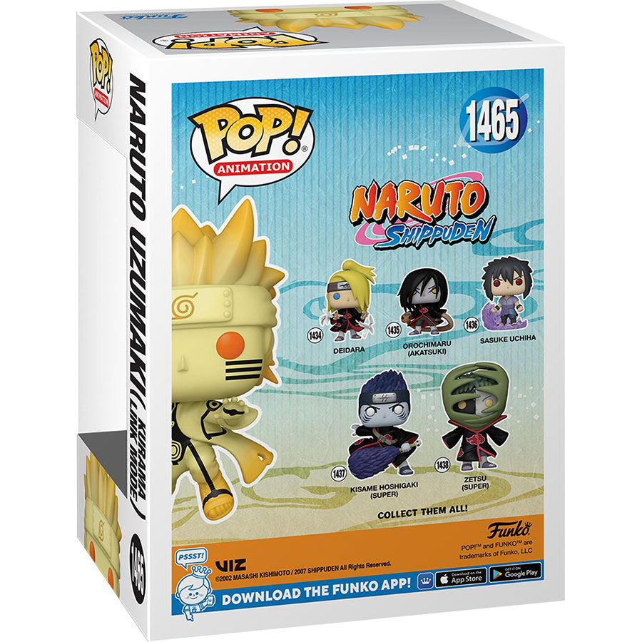 POP Naruto Shippuden Naruto Uzumaki Kurama Link Mode AAA Anime Exclusive Vinyl Figure