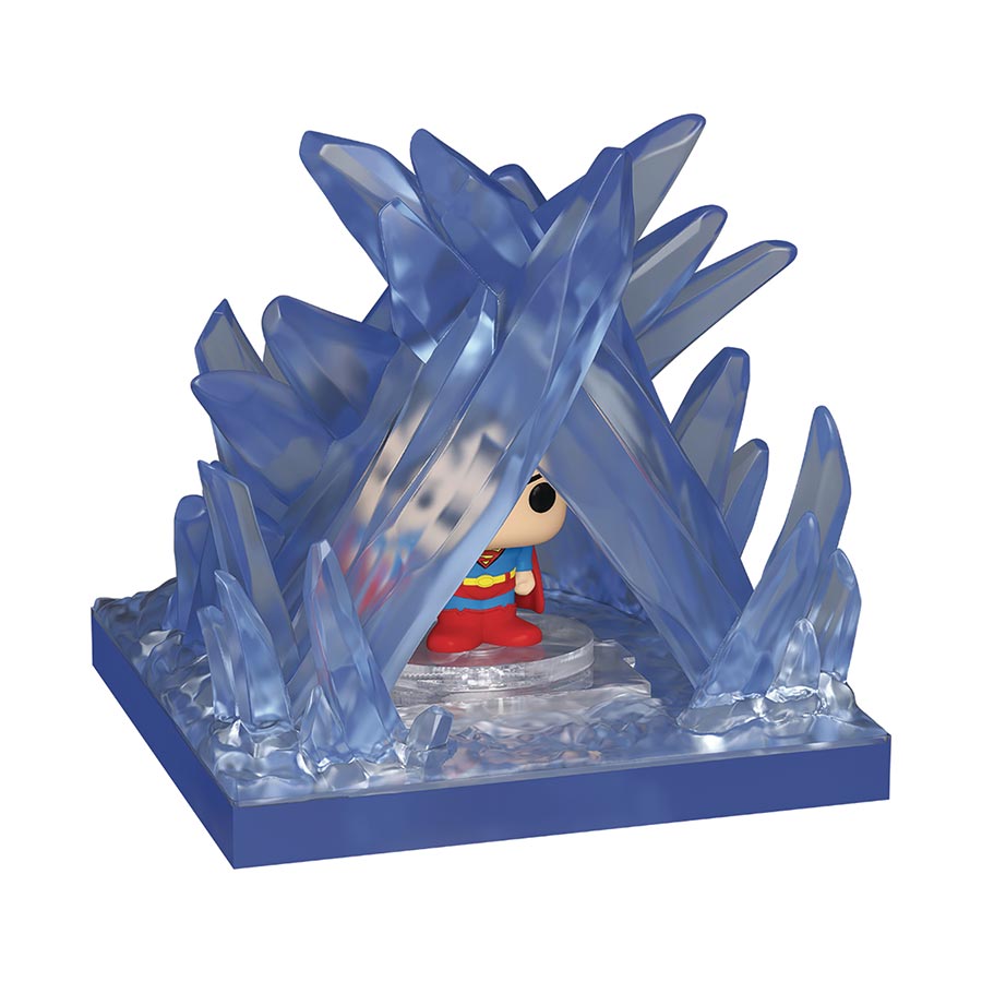 Bitty POP Town DC Superman 2025 Superman And The Fortress Of Solitude Vinyl Figure