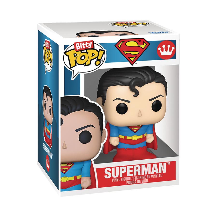 Bitty POP Town DC Superman 2025 Superman And The Fortress Of Solitude Vinyl Figure
