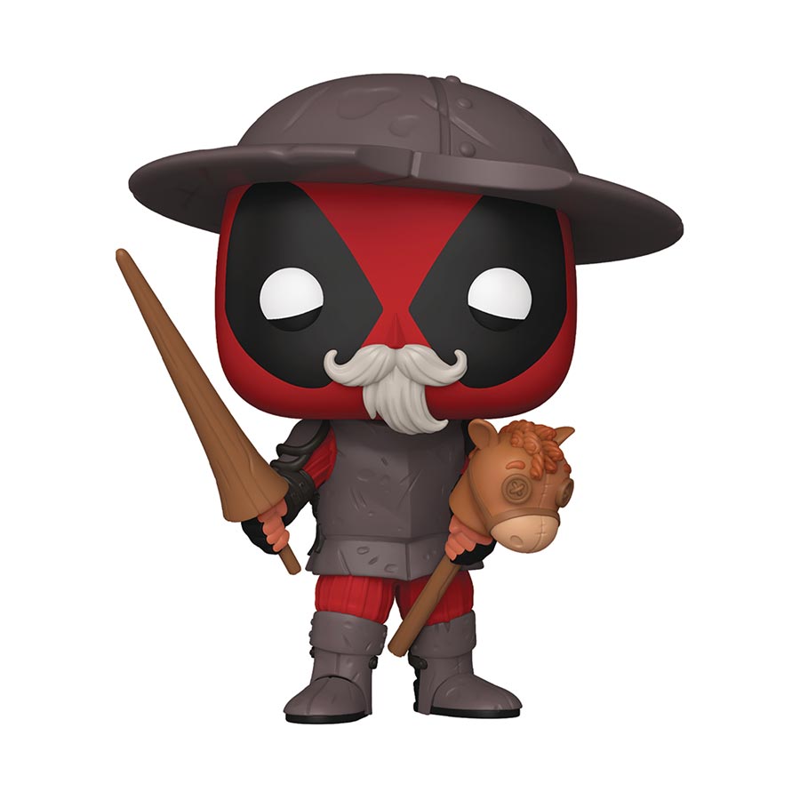 POP Plus Deadpool Literary Classic Deadpool As Don Quixote Vinyl Bobble Head