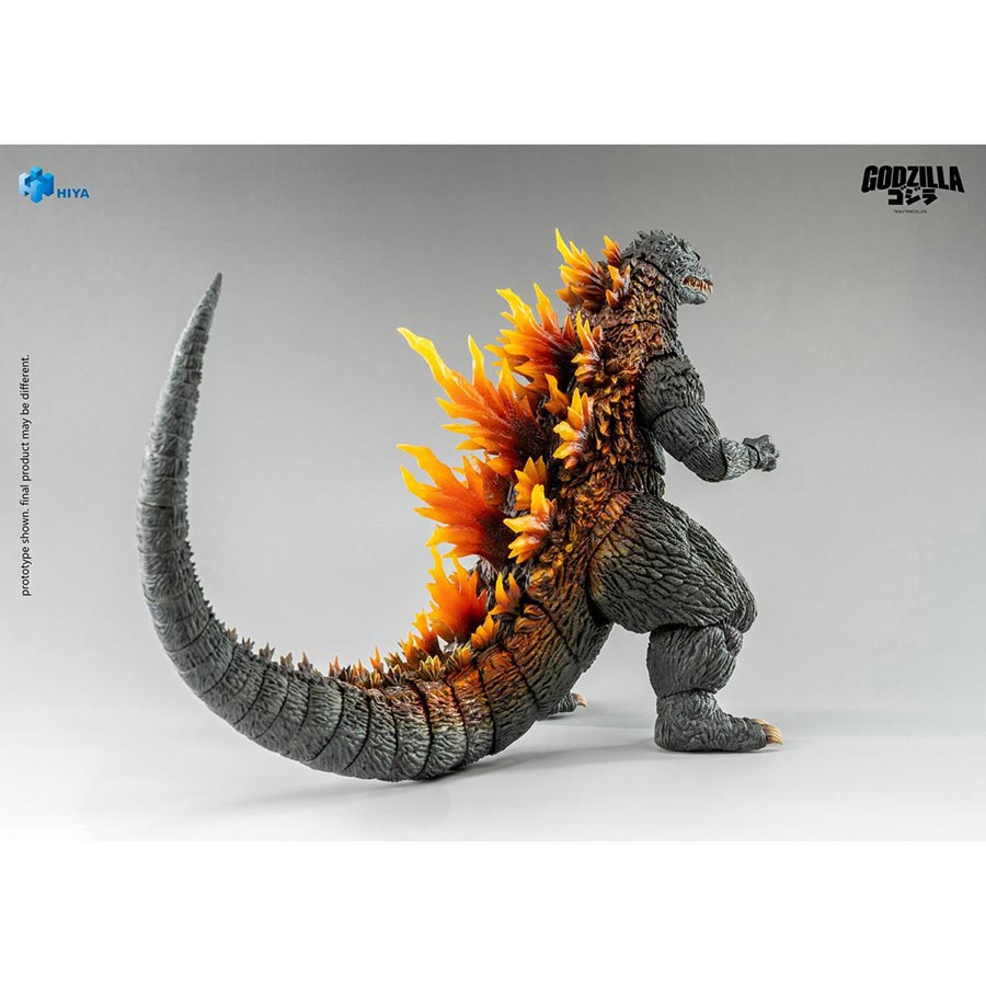 Godzilla 2000 Millennium 1999 Godzilla Heat Ray Exquisite Basic Series 7-Inch Action Figure