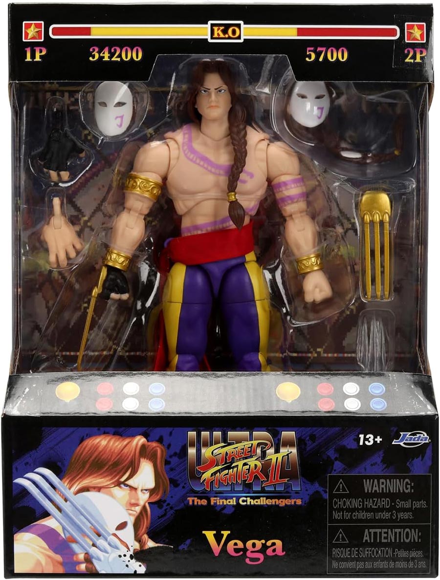 Ultra Street Fighter II Vega 6-Inch Action Figure