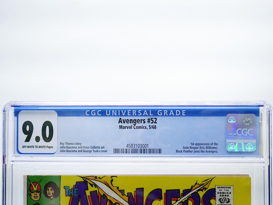 Avengers #52 Cover B CGC 9.0
