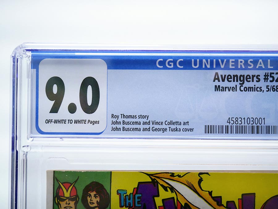 Avengers #52 Cover B CGC 9.0