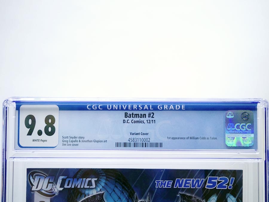 Batman Vol 2 #2 Cover E CGC 9.8 Variant Jim Lee Cover