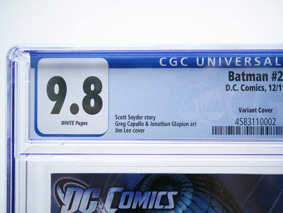 Batman Vol 2 #2 Cover E CGC 9.8 Variant Jim Lee Cover