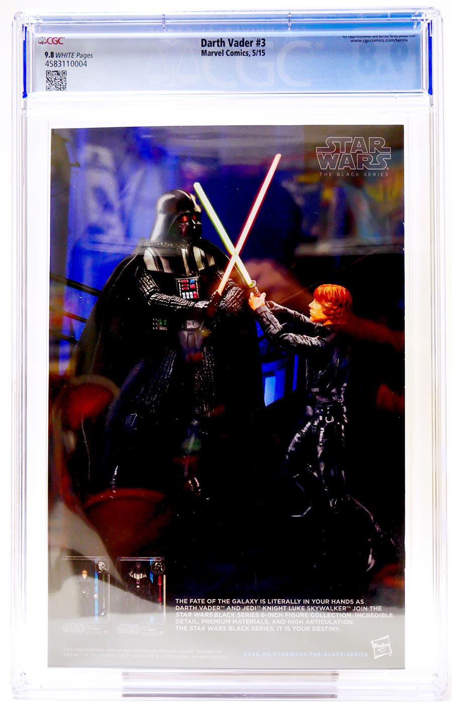 Darth Vader #3 Cover H CGC 9.8 1st Ptg Regular Adi Granov Cover