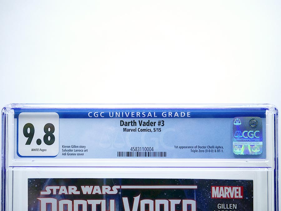 Darth Vader #3 Cover H CGC 9.8 1st Ptg Regular Adi Granov Cover