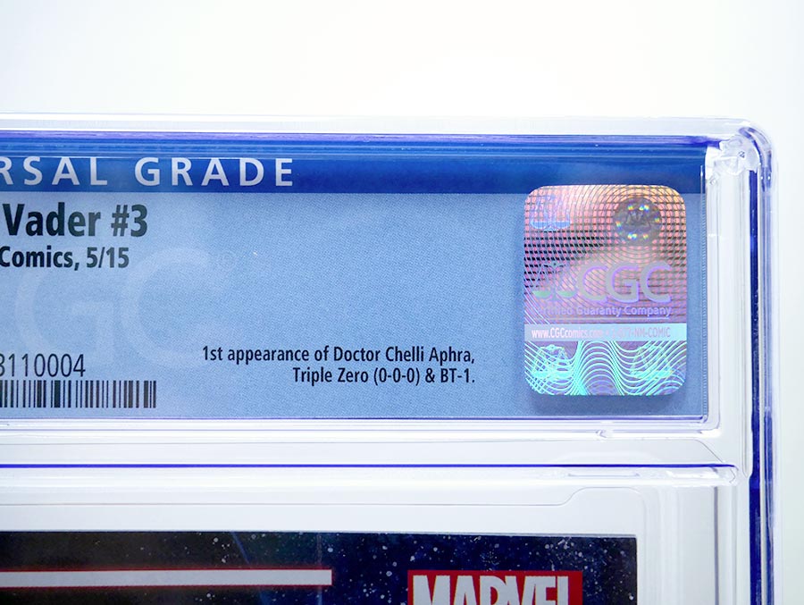 Darth Vader #3 Cover H CGC 9.8 1st Ptg Regular Adi Granov Cover