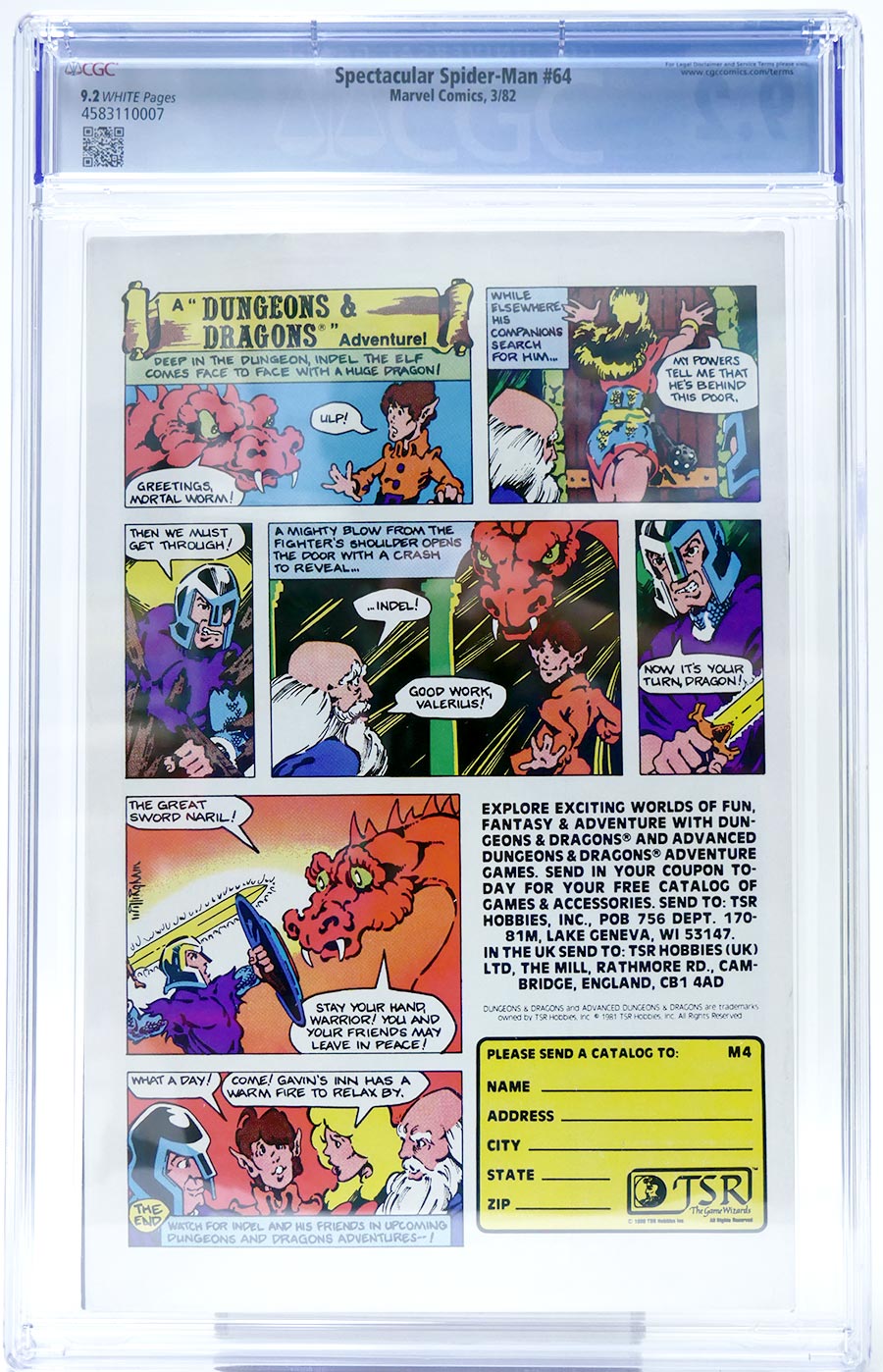 Spectacular Spider-Man #64 Cover B CGC 9.2