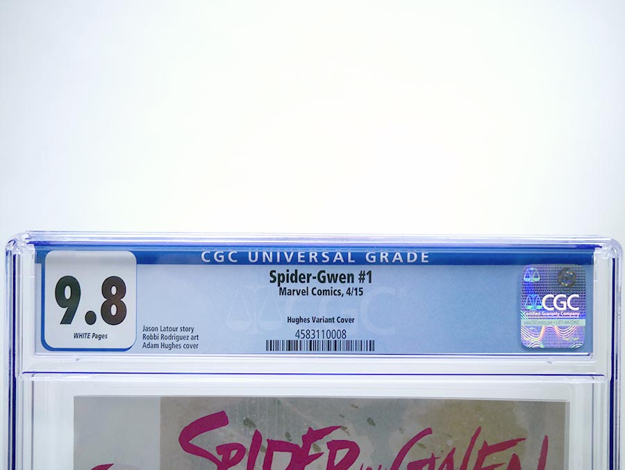 Spider-Gwen #1 Cover W Incentive Adam Hughes Variant Cover CGC 9.8