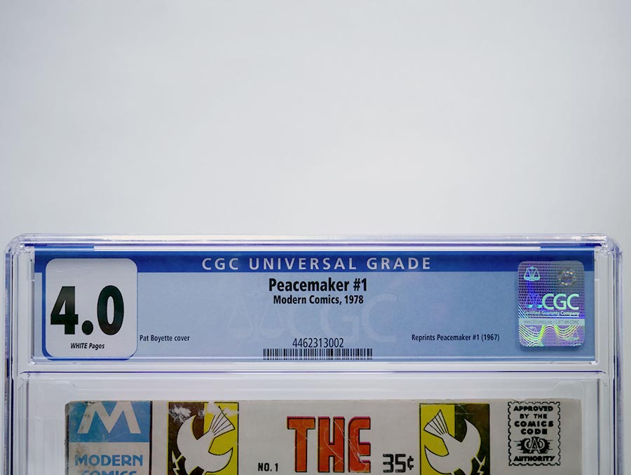 Peacemaker Modern Comics Reprint #1 Cover B CGC 4.0