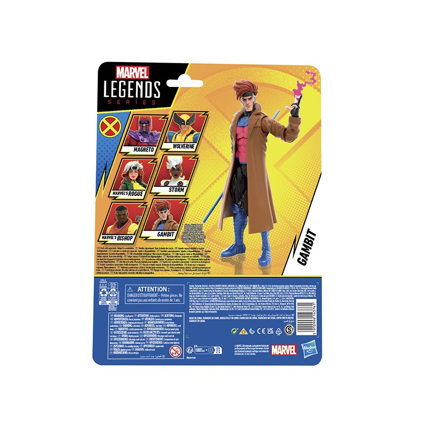 Marvel Legends X-Men X-Men 97 Gambit 6-Inch Action Figure