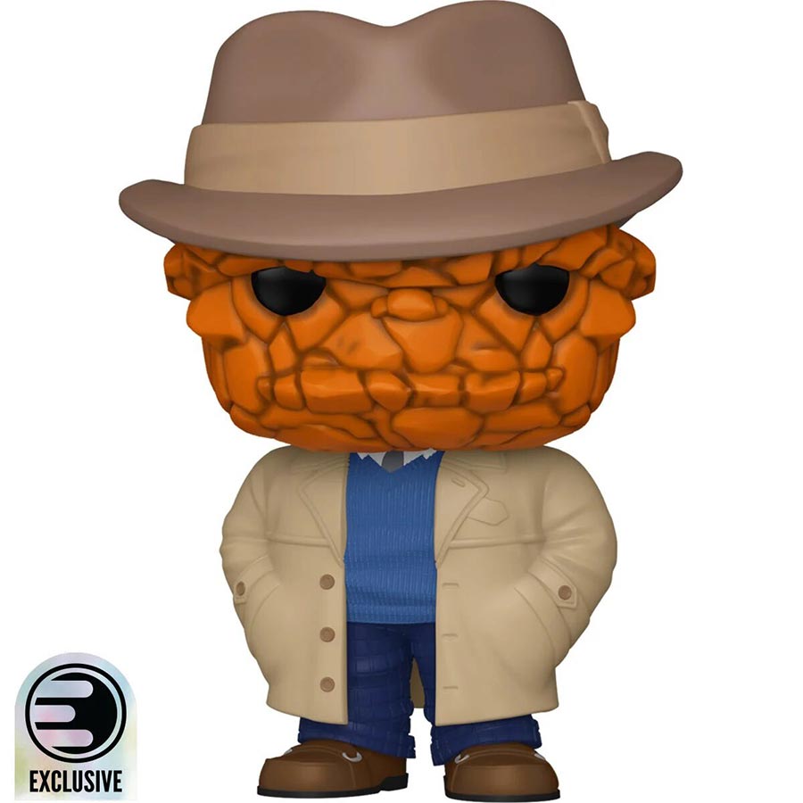 POP Fantastic Four First Steps The Thing (Trench Coat) Entertainment Earth Exclusive Vinyl Bobble Head