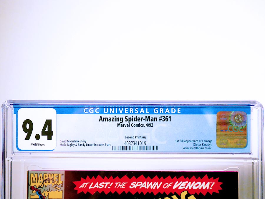 Amazing Spider-Man #361 Cover J 2nd Ptg CGC 9.4
