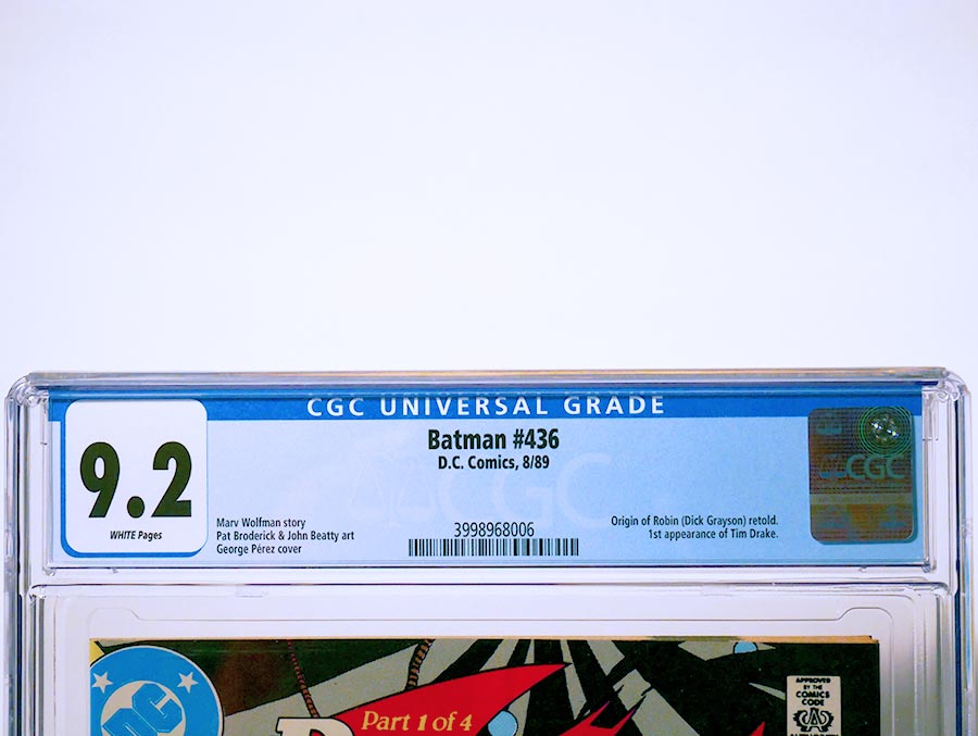 Batman #436 Cover D 1st Ptg Regular Cover CGC 9.2