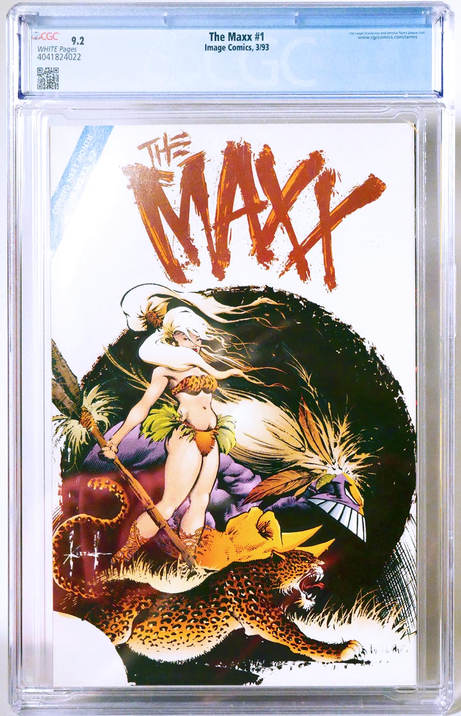 Maxx #1 Cover E Regular CGC 9.2
