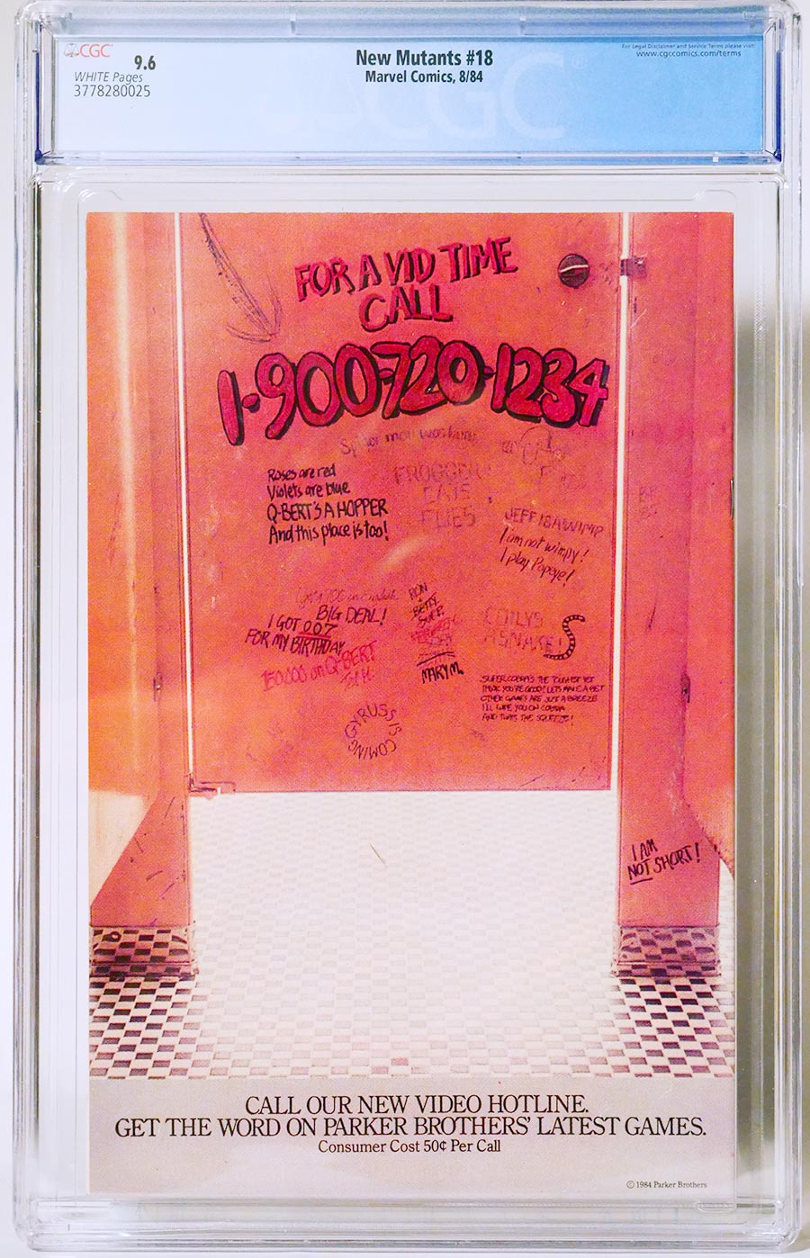 New Mutants #18 Cover C CGC 9.6