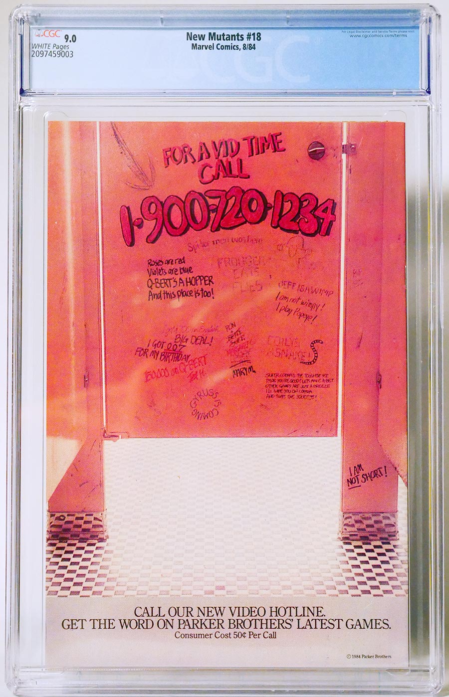 New Mutants #18 Cover D CGC 9.0