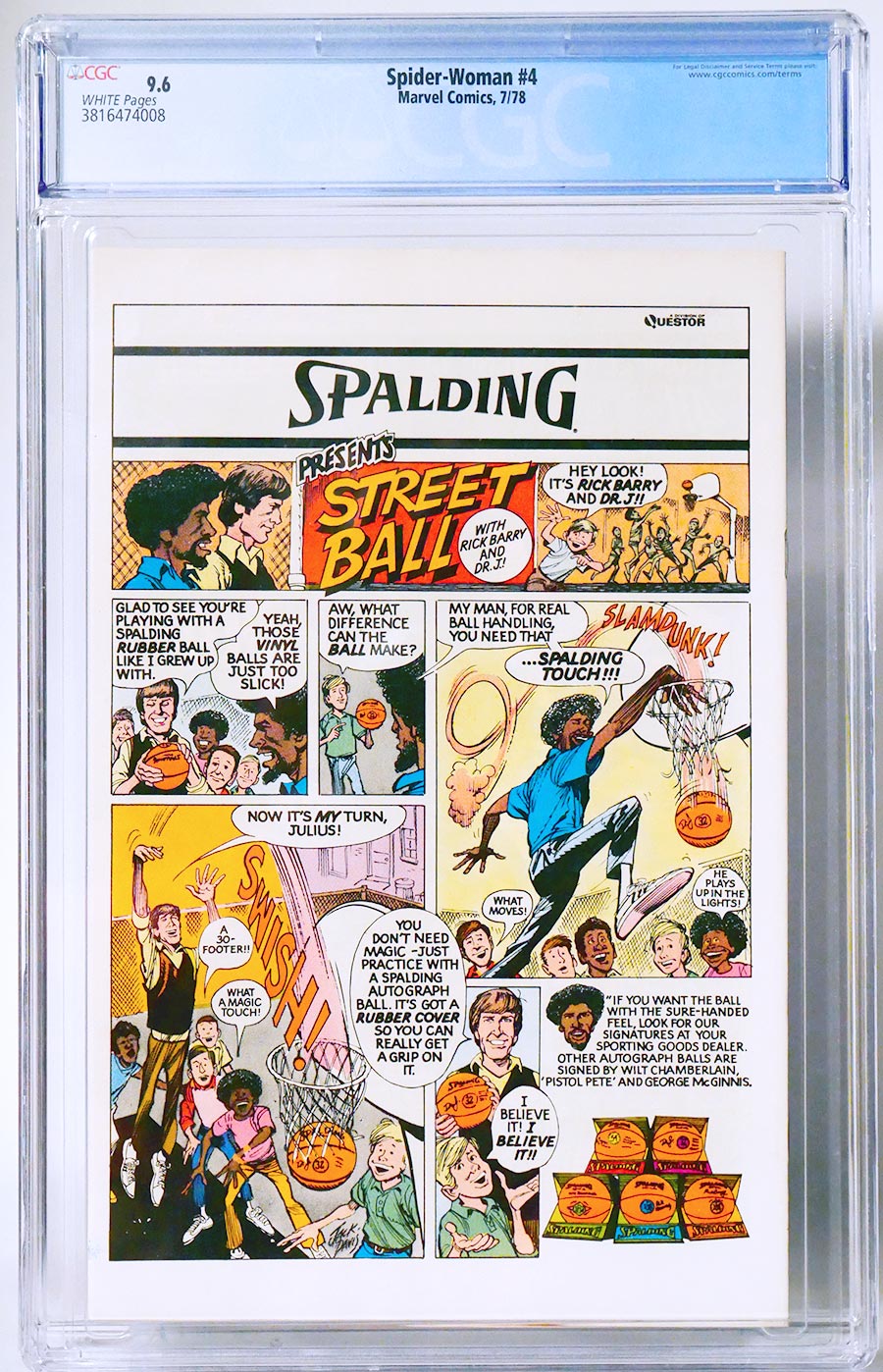 Spider-Woman #4 Cover B CGC 9.6