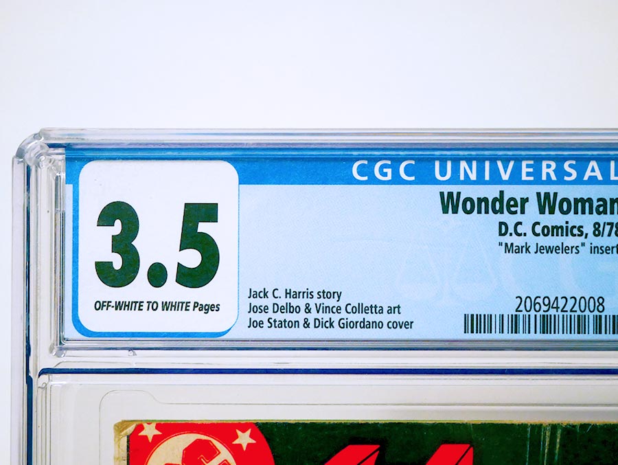 Wonder Woman #246 Cover B Mark Jewelers Insert CGC 3.5