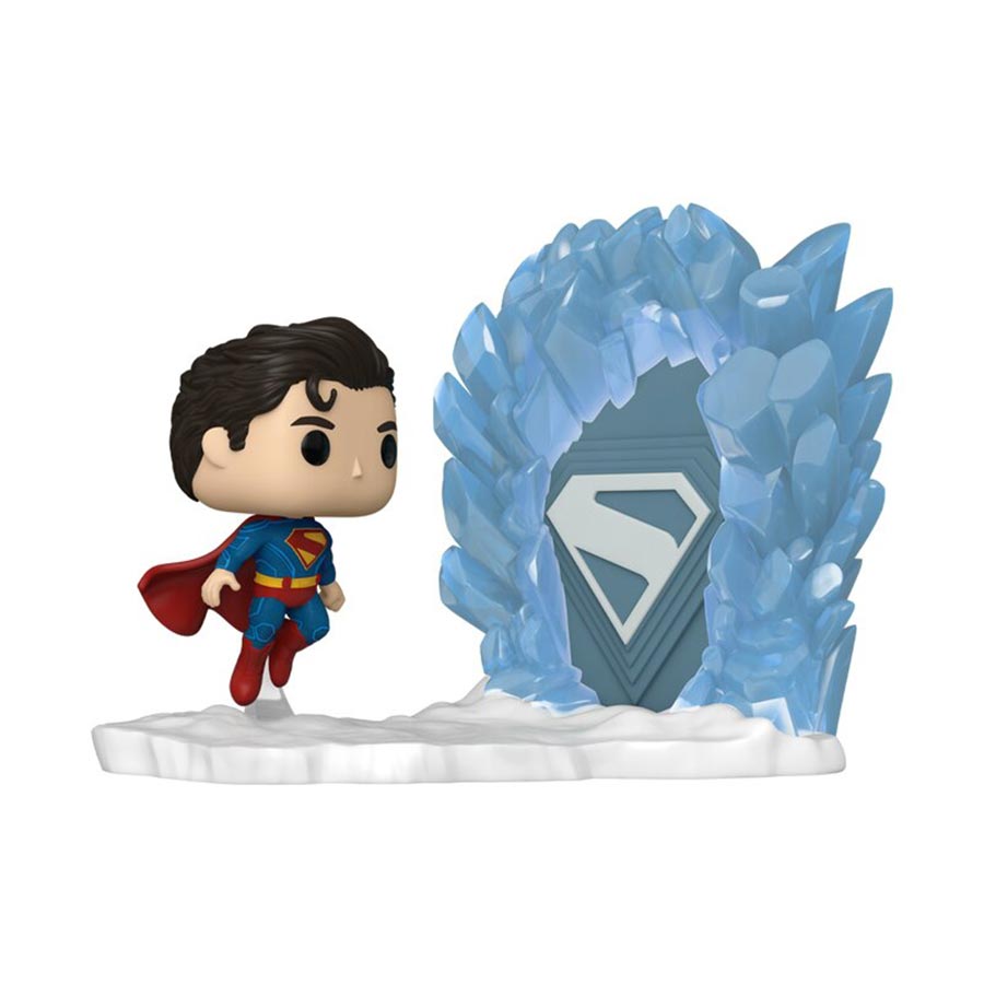 POP Moment Superman 2025 Superman And Fortress Of Solitude Vinyl Figure