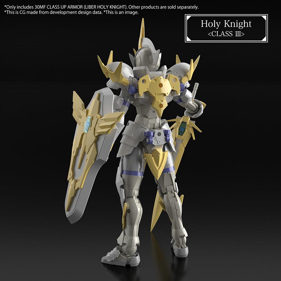 30 Minutes Fantasy Class Up Armor Kit - Box Of 12 - #A-01 Liber Holy Knight