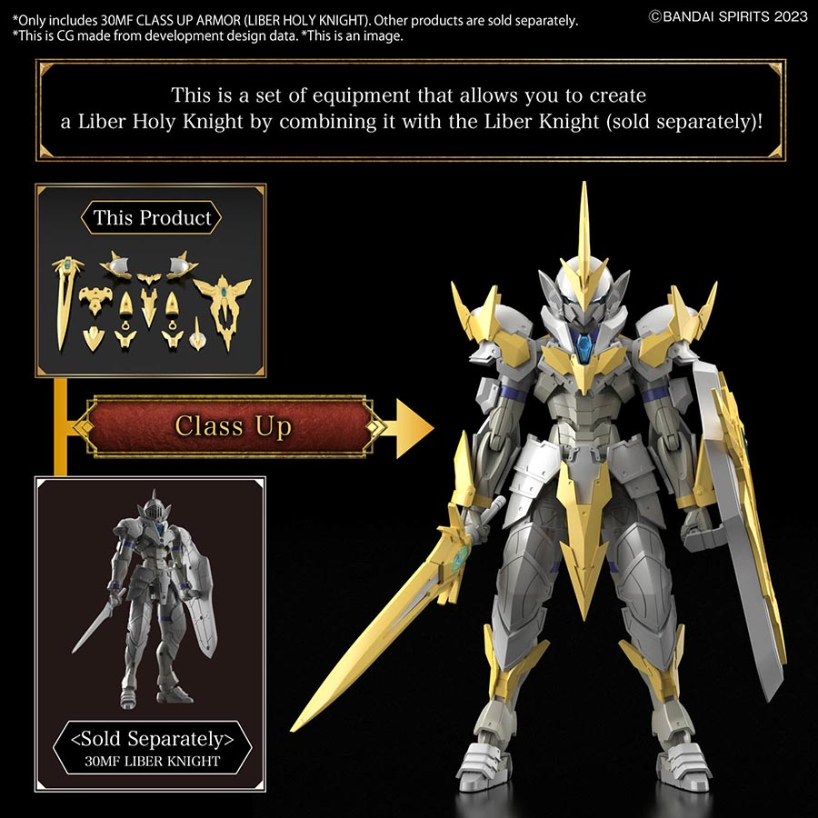 30 Minutes Fantasy Class Up Armor Kit #A-01 Liber Holy Knight