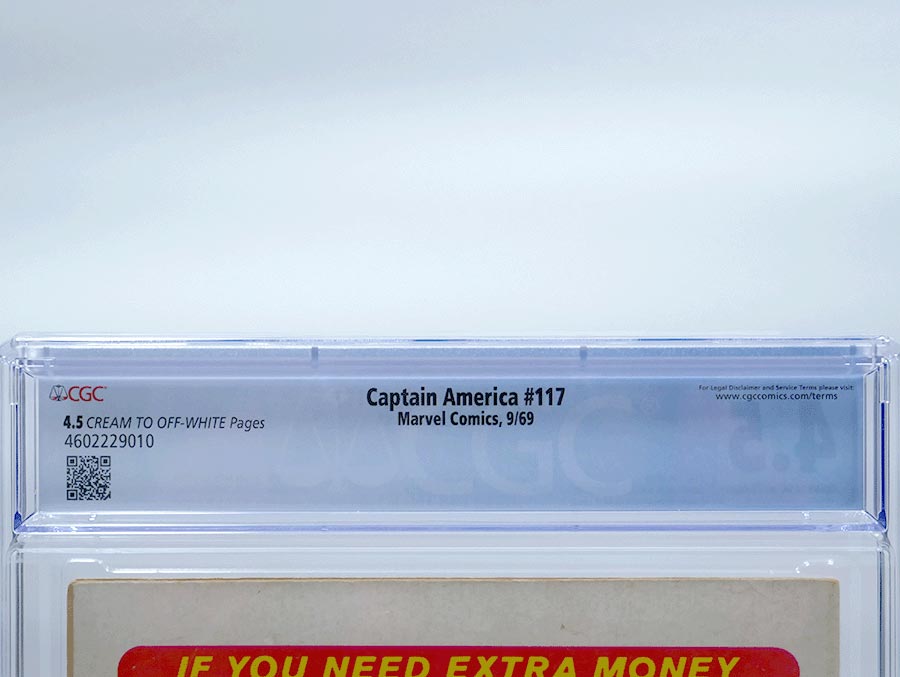 Captain America Vol 1 #117 Cover D CGC 4.5