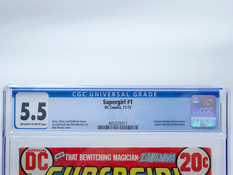Supergirl Vol 1 #1 Cover C CGC 5.5