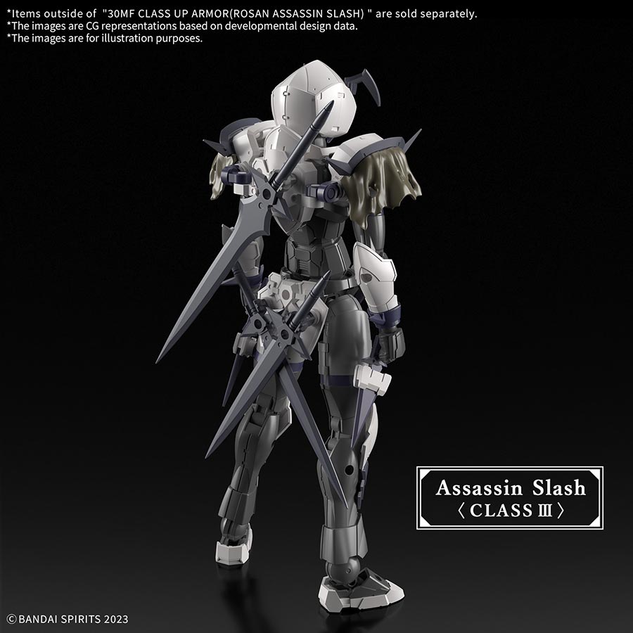 30 Minutes Fantasy Class Up Armor Kit #A-12 Rosan Assassin Slash