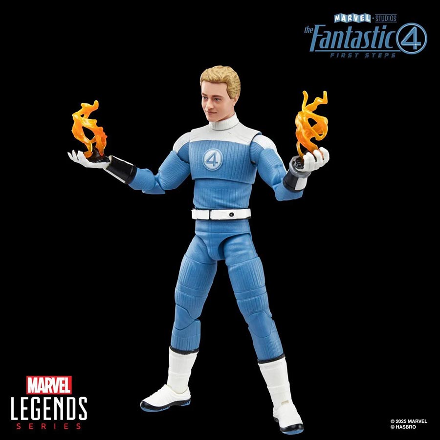 Marvel Legends Fantastic Four First Steps Johnny Storm 6-Inch Action Figure
