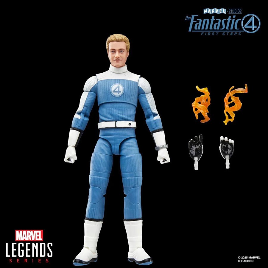 Marvel Legends Fantastic Four First Steps Johnny Storm 6-Inch Action Figure