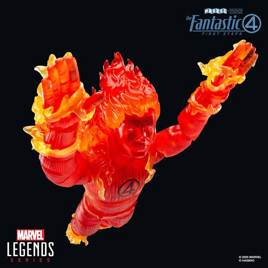 Marvel Legends Fantastic Four First Steps Human Torch 6-Inch Action Figure