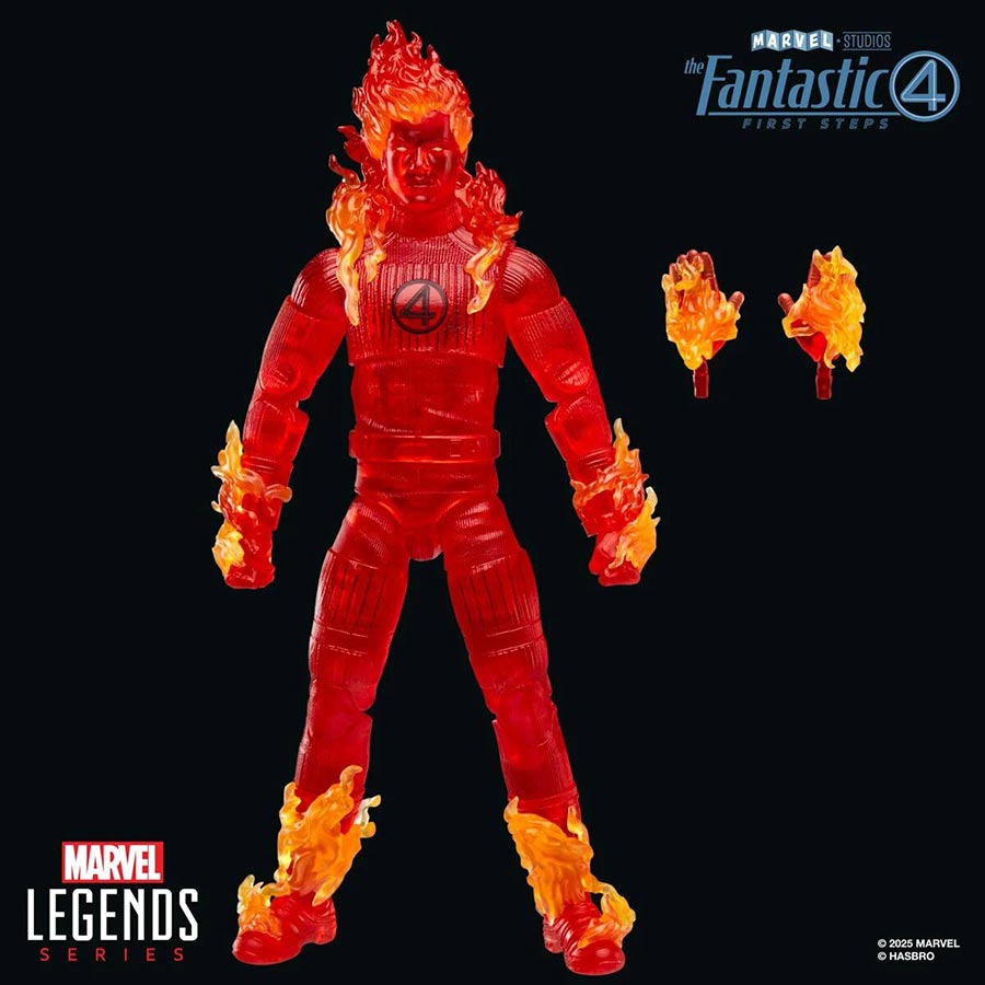 Marvel Legends Fantastic Four First Steps Human Torch 6-Inch Action Figure